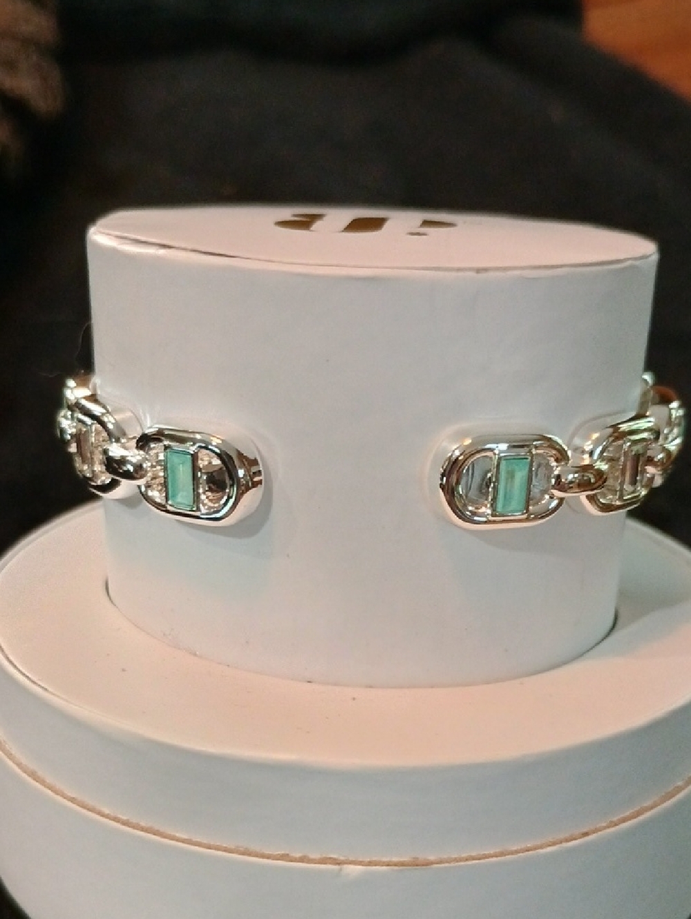 Kentucky Derby Silver Charm Bracelet with Turquoise Horse & Cup Charms - Picture 5 of 10